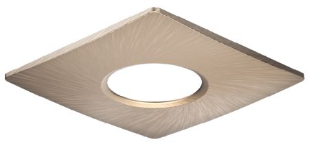 Kosnic Square Antique Brass Magnetic bezel for Mauna Fire Rated Downlight | MAUBZ-SABR