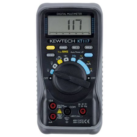 Kewtech Highly Accurate True RMS AC/DC Digital Multimeter | KT117