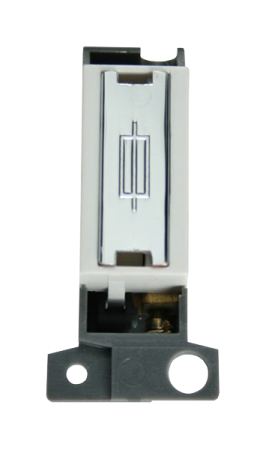Ingot Fused Connection Unit - White Polished Chrome
