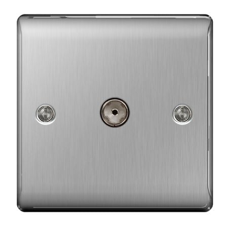 BG Nexus Brushed Steel Sockets And Switches | BG Nexus Metal Wiring ...