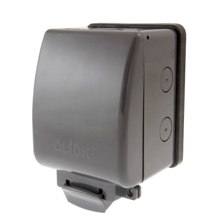 Click AQUIP66 13A Weatherproof IP66 Outdoor Switched Fused Spur | OA652AG