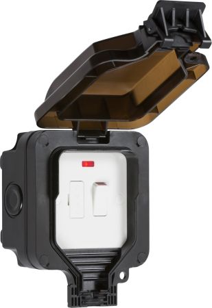 Knightsbridge IP66 13A Switched Fused Spur Unit with Neon | OP63N