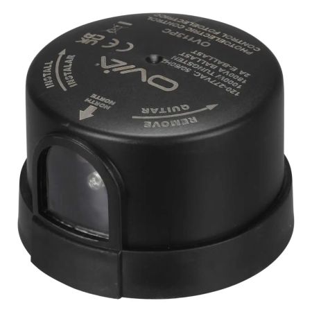 Ovia Gator Twist-Lock NEMA Photocell (For Ovia Gator Street Lights ) Black | OV113PC