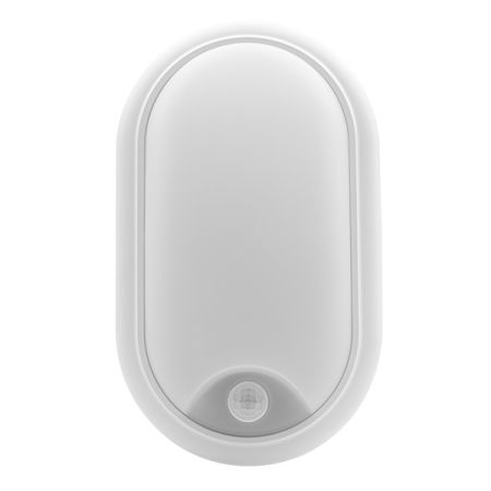 Ovia Velo 15W CCT Oval PIR IP54 LED Bulkhead White | OV15WPIR