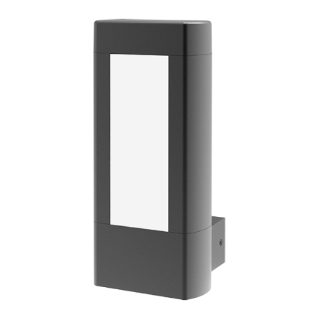 Ovia Quadra Outdoor Warm White Wall Light Grey | OV2156W10GY