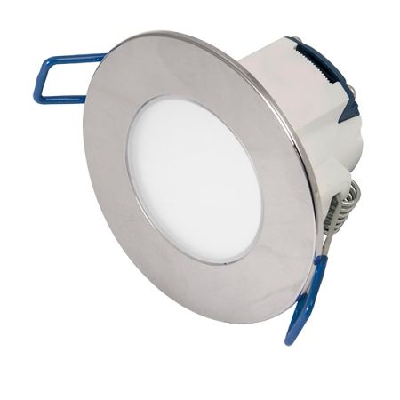 Ovia Pico IP65 LED Fixed Dimmable Downlight 2700K Chrome | OV3500CH5WD