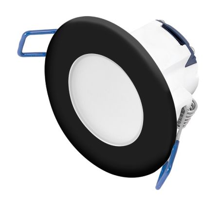 Ovia Pico IP65 LED Fixed Dimmable Downlight 2700K Black | OV3500GBK5WD