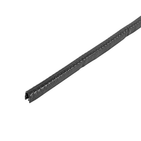 Unicrimp Q-Crimp Black 5mm x 8mm x 5M Grommet Strip Edge Roll | QGT5B