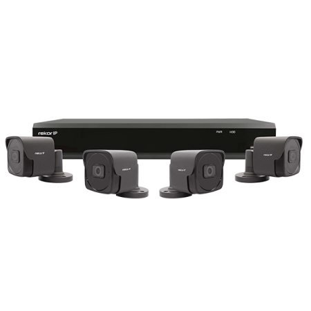 ESP Rekor IP 4 Channel 1TB 2MP 4 x External Grey CCTV System | REKIP4KB4G