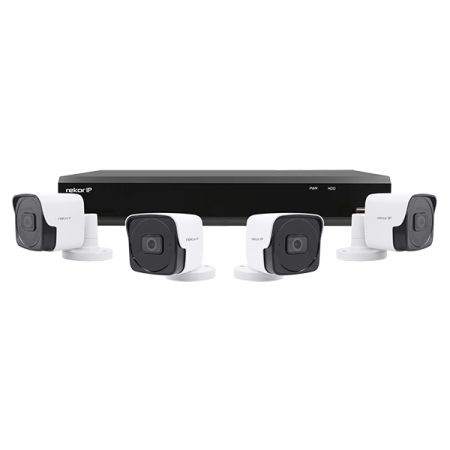 ESP Rekor IP 4 Channel 1TB 2MP 1080p 4 x Bullet Camera CCTV Kit | REKIP4KB4W