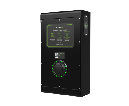 Rolec SecuriCharge 7.4kw Single Type 2 Socket Smart EV Charger Black | ROLEC0111B