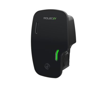 Rolec Zura Smart Dual Socket 7.4Kw TruePEN 4G / Wi-Fi EV Charger Black | ROLEC3030B
