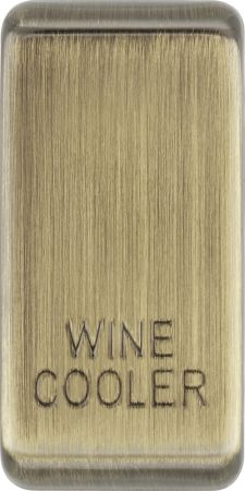 BG Nexus Grid Antique Brass Rocker Cover Marked Wine Cooler (Pack of 10) | RRWCAB