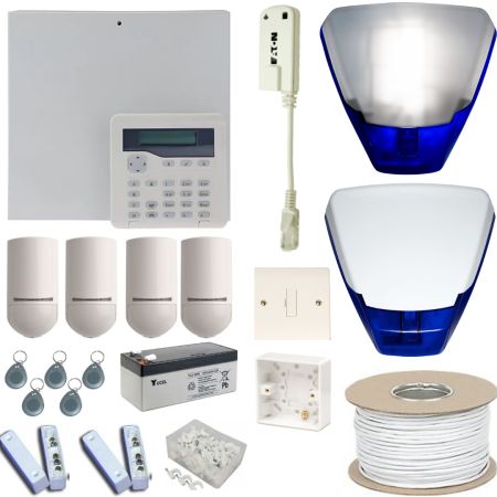 Scantronic i-onG2SM Hard Wired WiFi Burglar Alarm System | KIT8