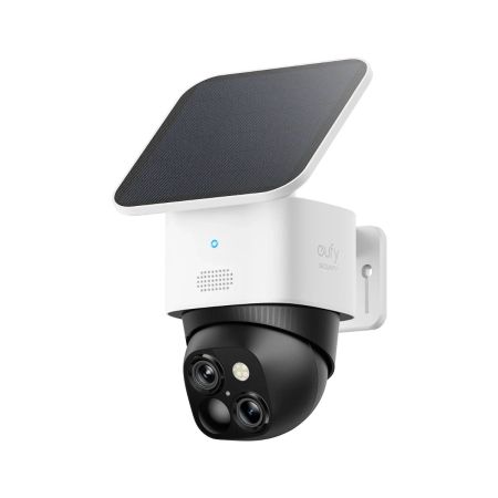 Eufy T81703W1 SoloCam S340 Wireless Outdoor Security Camera with Dual Lens and Solar Panel