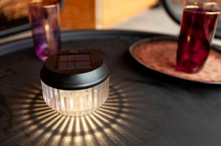 Lutec Diva Portable Solar Light Twin Pack Matt Black | 6938602330