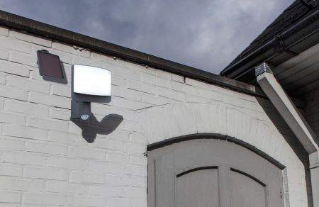 Lutec Sunshine Solar 11w LED Wall Light Anthracite | 6925604345