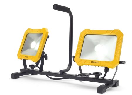 Stanley 240V IP44 Floor Standing Twin LED Work Light