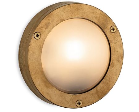 Firstlight Nautic Solid Brass Round Wall/Bulkhead Light| 3852BR