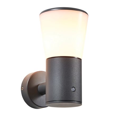 Forum Zinc Gamma E27 Wall Light Black | ZN-39171-BLK