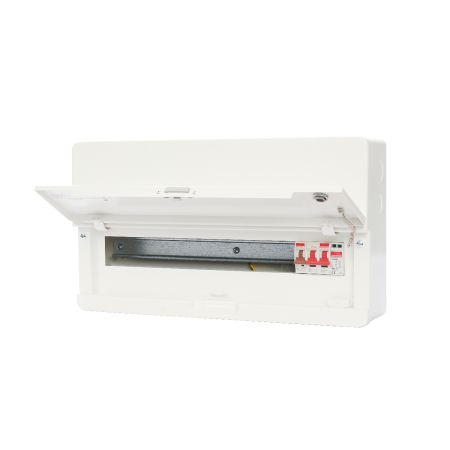 Contactum Defender 18 Way 100A Main Switch Consumer Unit & SPD | SDD181SPMS