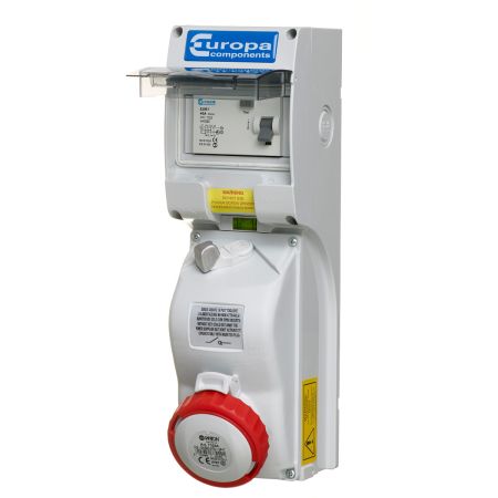 Europa IP65 Interlocked Switch Sockets (RCCB Protected, Type A)