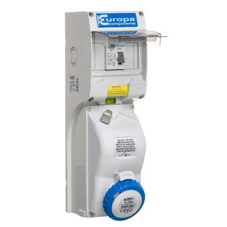 Europa IP65 Interlocked Switch Sockets (RCCB Protected, Type A)