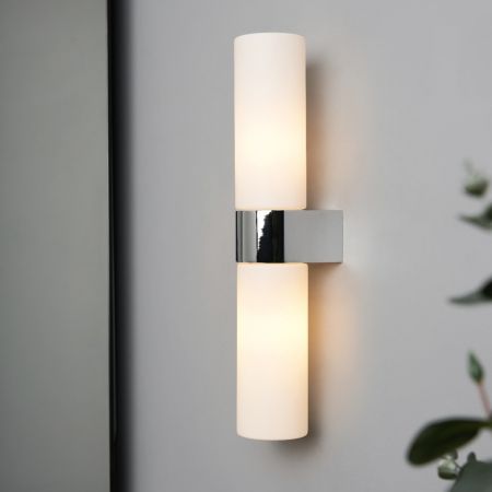 Forum Spa Cuco SPA-44384-CHR 2 x G9 Wall Light IP44 Chr/Opal