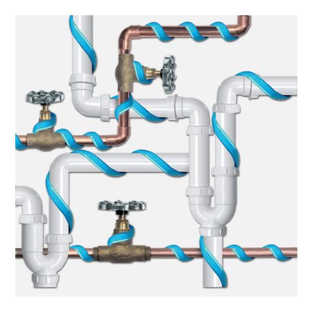 Raytech Stop ICE 5m Constant Power Anti-Freeze kit Complete with Thermostat & Plug | STOPICE5/12