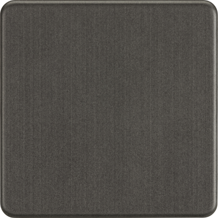 Knightsbridge Screwless Smoked Bronze 1g Blanking Plate Sf8350sb