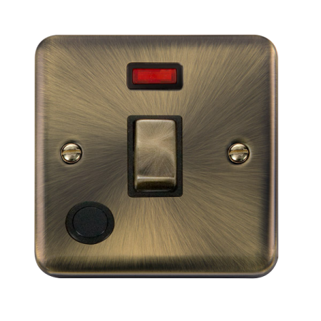 Click Deco Plus 20a Dp Switch With Flex Outlet & Neon Dpab523bk