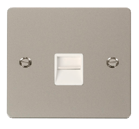 Click Define Pearl Nickel Master Telephone Point FPPN120WH