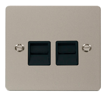 Click Define Pearl Nickel Secondary Telephone Point FPPN126BK