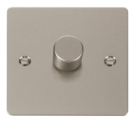 Click Define Pearl Nickel?1 Gang 2 Way 100W LED Dimmer Switch FPPN161