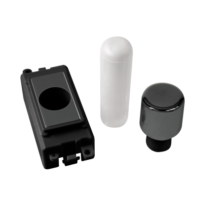Click Grid Pro GM050BKBN 1 Module Dimmer Mounting Kit Black - Black Nickel