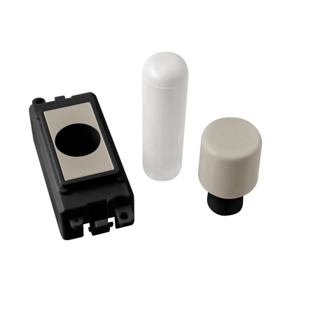 Click Grid Pro GM050BKPN 1 Module Dimmer Mounting Kit Black - Pearl Nickel