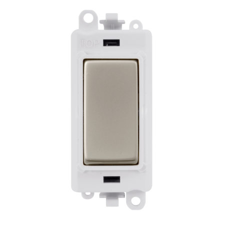 Click Grid Pro GM2002PWPN 2 Way Switch Module White Pearl Nickel