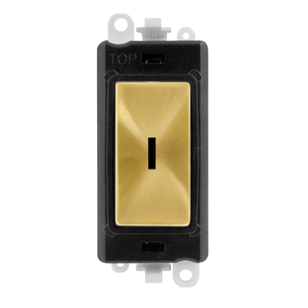 Click Grid Pro GM2003BKSB 2 Way Keyswitch Module Black Satin Brass