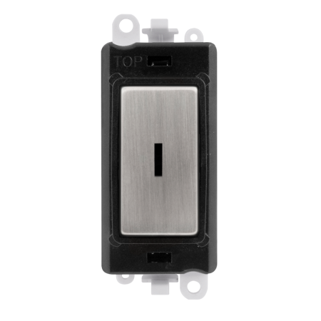 Click Grid Pro GM2003BKSS 2 Way Keyswitch Module Black Stainless Steel