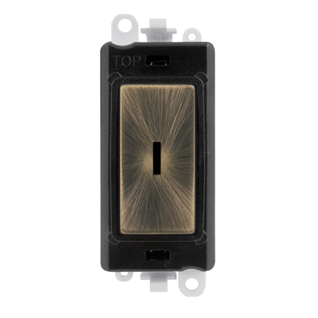 Click Grid Pro GM2029BKAB Intermediate Keyswitch Module Black Antique Brass