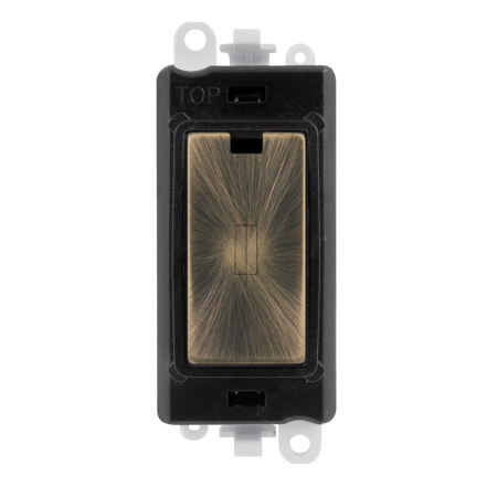 Click Grid Pro GM2047BKAB 13A Fused Module Black Antique Brass
