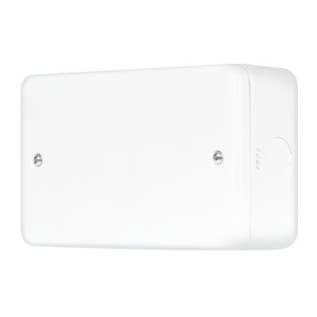Click Metal Clad Pro Polar White 2 Gang Blank Plate MCP061PW