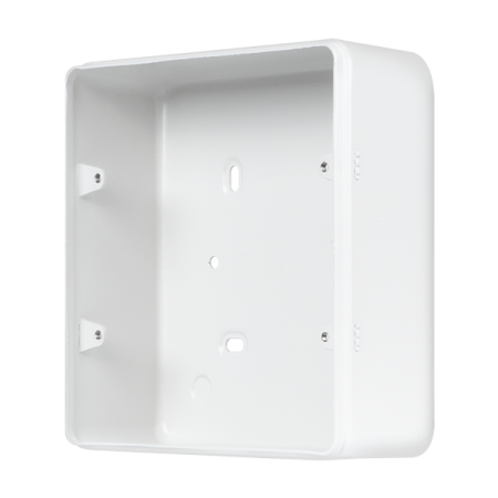 Click Metal Clad Pro Polar White 2 Tier 50mm Deep Mounting Box (No Knockouts) MCP089BPW