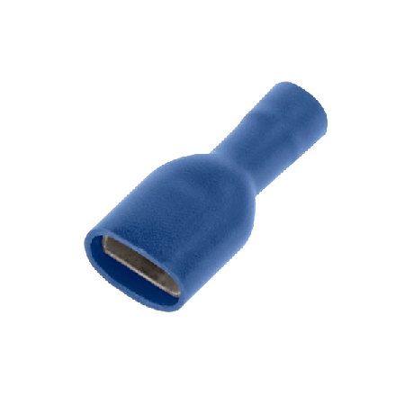 Unicrimp Q-Crimp Blue Female Push-on Terminals 4.8mm x 0.8mm (PK100)