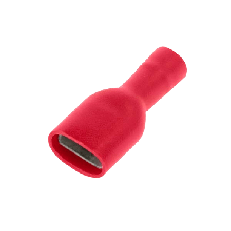 Unicrimp Q-Crimp Red Female Push-on Terminals 4.8mm x 0.8mm (PK100)