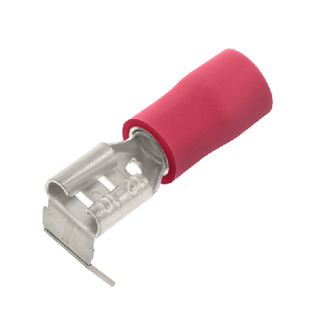Unicrimp Q-Crimp Red Female Piggy Back Connector 6.3mm x 0.8mm (PK100)