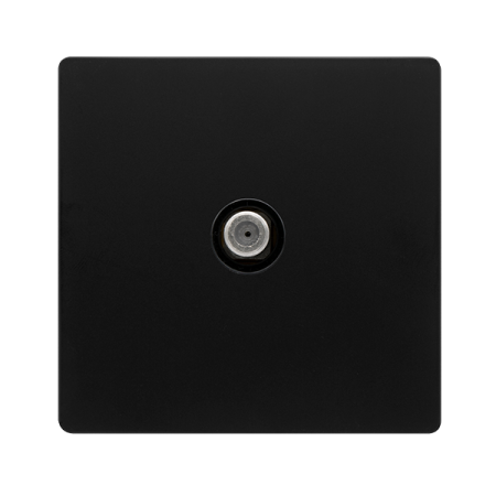 Click Definity Screwless Non-isolated Single Satellite Outlet | SFBK156BK