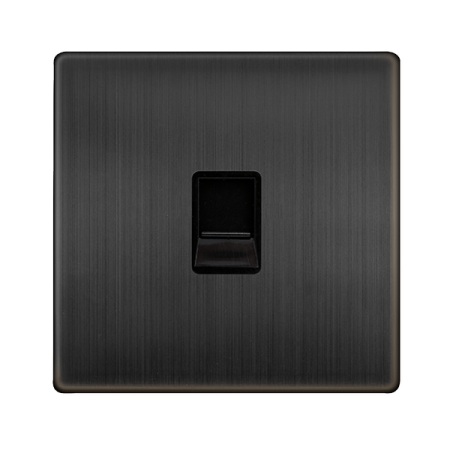 Click Definity Complete Matt Bronze Single Telephone Master Outlet