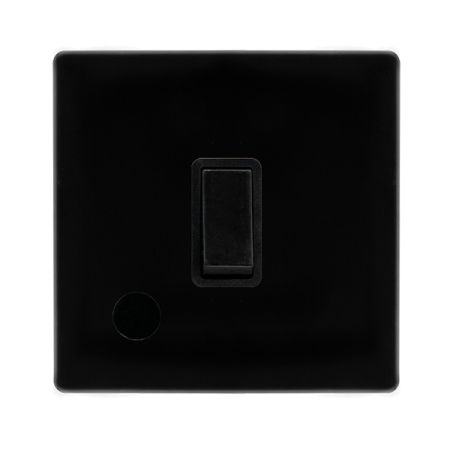 Click Definity Screwless Metal Black 20a Double Pole Switch & Flex Outlet | SFMB022BK