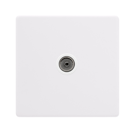 Click Definity Screwless Single Non-isolated Coaxial Outlet | SFPW065PW